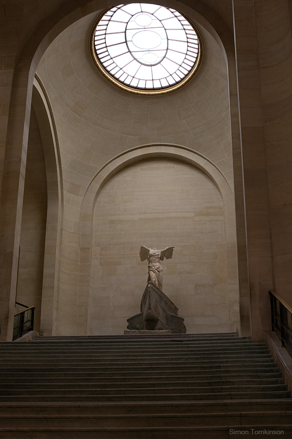 Winged Victory of Samothrace. Louvre, Paris. Winged Victory of Samothrace. Louvre, Paris. Influences - sculpture. Photographer Simon Tomkinson.