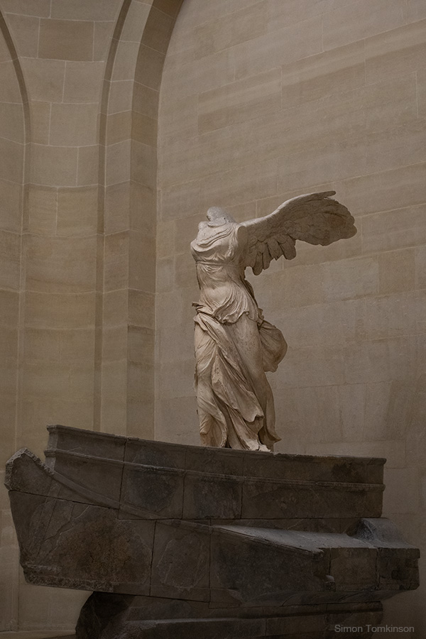 Winged Victory of Samothrace. Louvre, Paris. Winged Victory of Samothrace. Louvre, Paris. Photographer Simon Tomkinson.