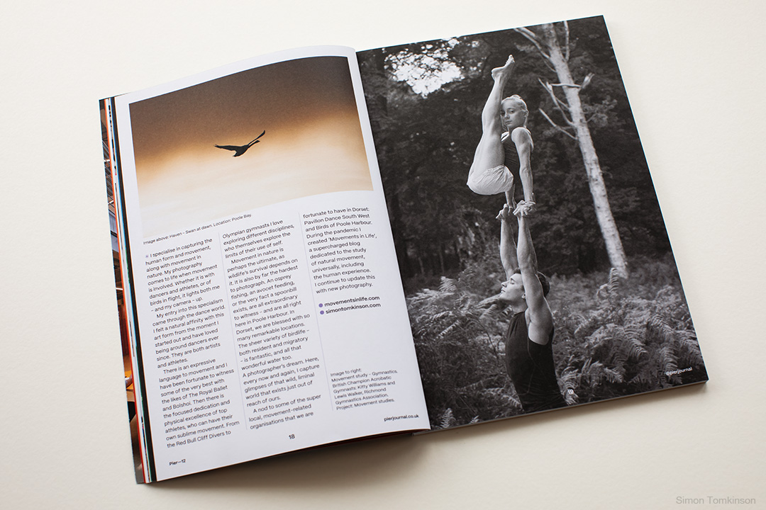 Pier Journal. 'Movements in life' article by Photographer Simon Tomkinson. Movement edition - Spring Summer 2026.